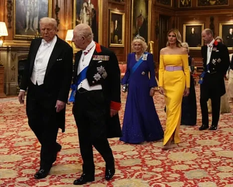 Royals Deploy Grand Welcome Amid Demonstrations; Kimmel Pulled From Air Over Charlie Kirk Remarks